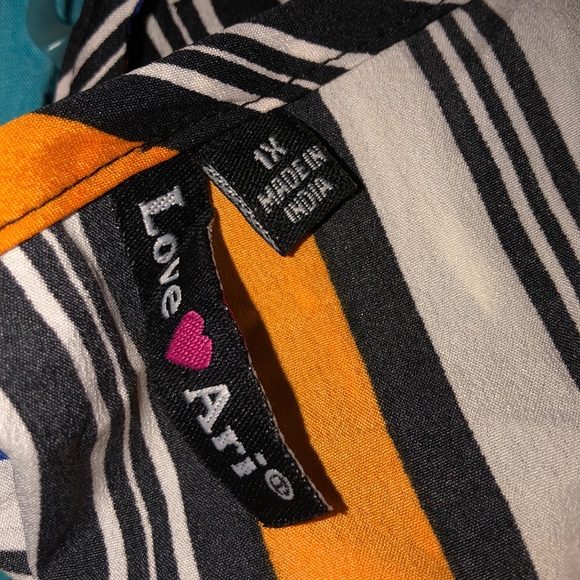 Striped Wrap Blouse 100% Polyester Brand New - Picture 8 of 8